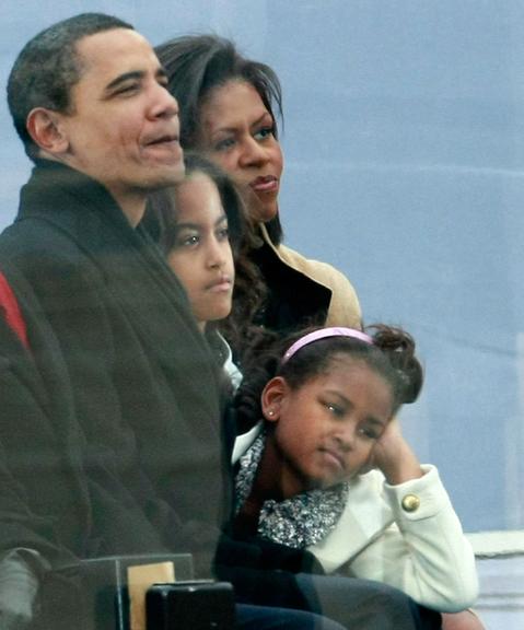 Barack Obama e família