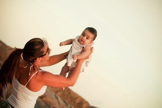 Scheila Carvalho com a filha Giullia