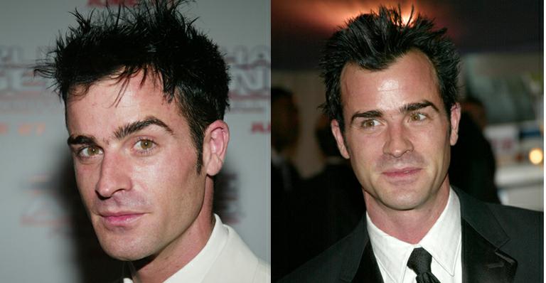 Justin Theroux já usou o cabelo bagunçado