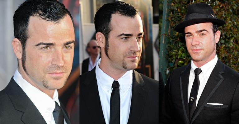 Justin Theroux já apareceu com vários estilos pelos tapetes vermelhos de Hollywood