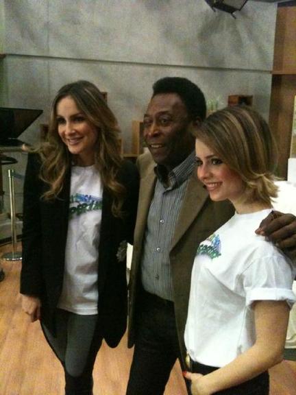 Claudia Leitte, Pelé e Sandy