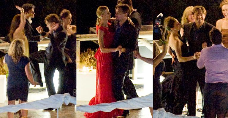 Leonardo DiCaprio dança muito em casamento