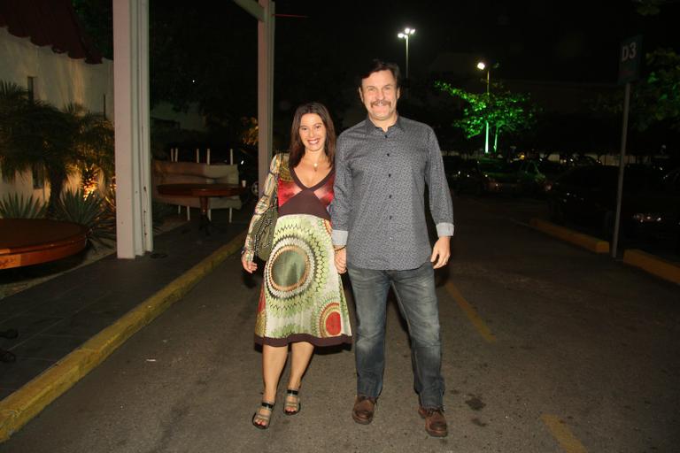 Antonio Calloni e a mulher, Ilse Rodrigues