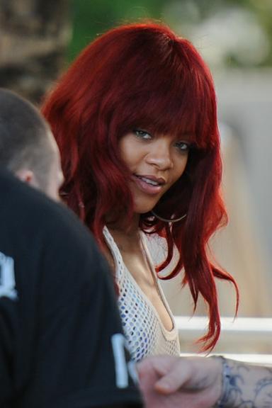 Rihanna se diverte em Miami, nos Estados Unidos