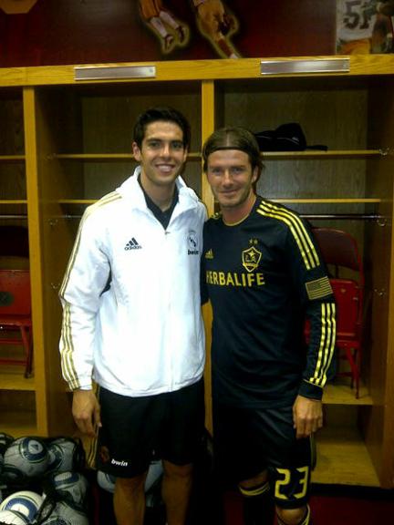 Kaká e David Beckham