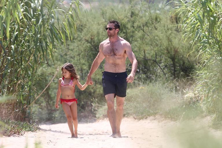 Hugh Jackman e sua filha Ava-Eliott Jackman