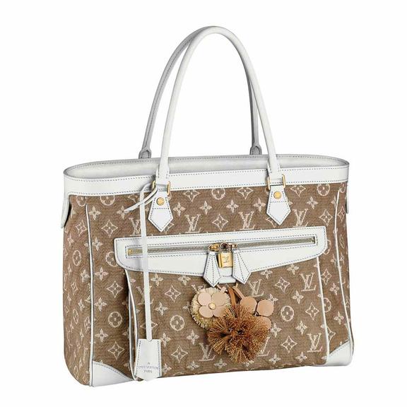 De jacquard de algodão com detalhes de couro e flores de ráfia e couro natural LOUIS VUITTON 11 3088-0833 [louisvuitton.com] 