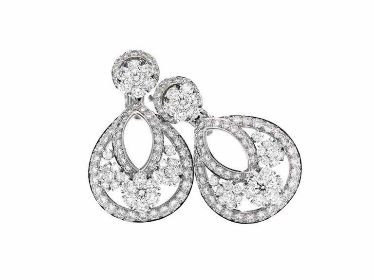 Diamantes: Brincos de platina e diamantes VAN CLEEF & ARPELS [vancleef-arpels.com] 