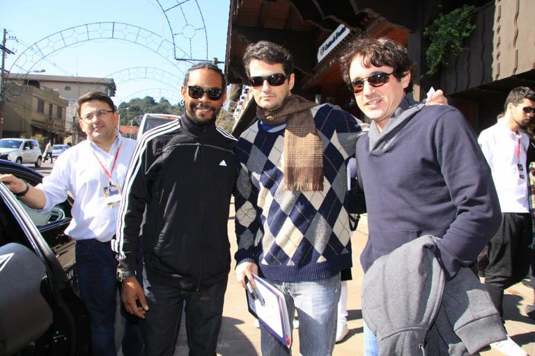 André Ramiro, Marcelo Serrado e Caio Junqueira