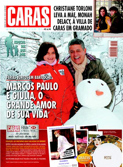 Marcos Paulo na capa da CARAS