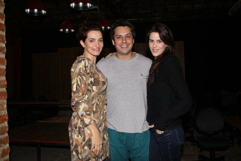 Gisele Froes, Alexandre Nero e Luiza Mariani