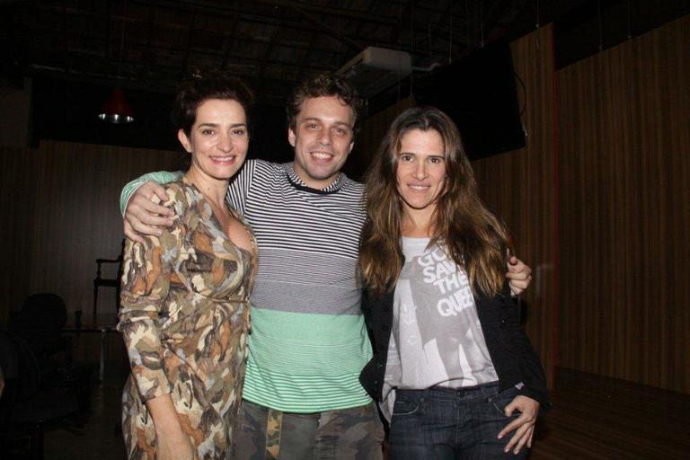 Gisele Froes, Joao Velho e Ingrid Guimaraes