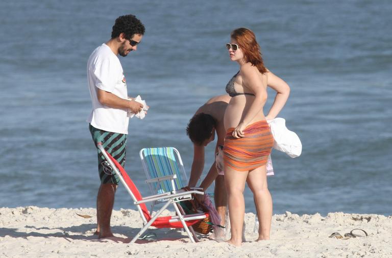 Guga Coelho, Carolinie Figueiredo e Rafael Barja