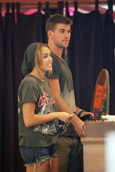 Miley Cyrus e Liam Hemsworth