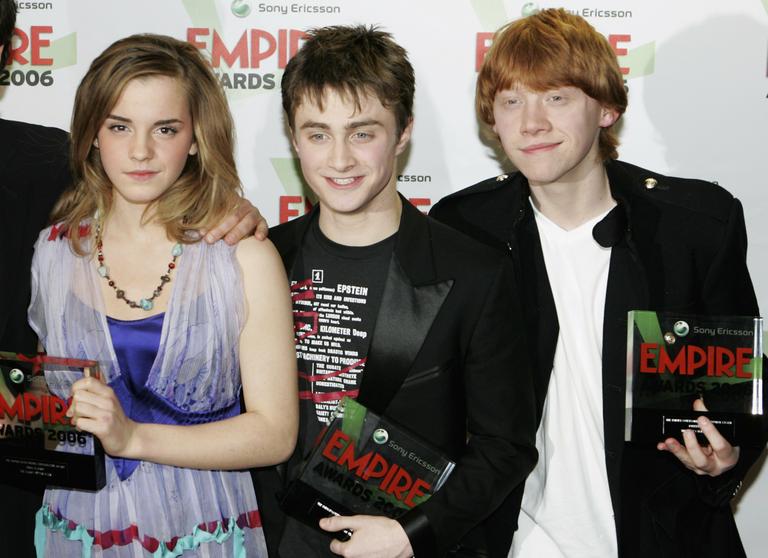 Rupert Grint, Emma Watson e Daniel Radcliffe