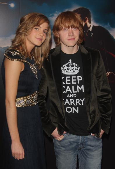 Rupert Grint e Emma Watson