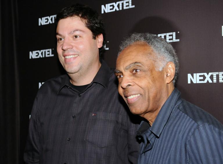 Alex Rocco e Gilberto Gil