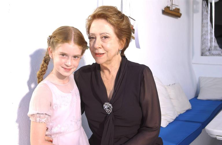 Marina Ruy Barbosa e Fernanda Montenegro na novela 'Belíssima'