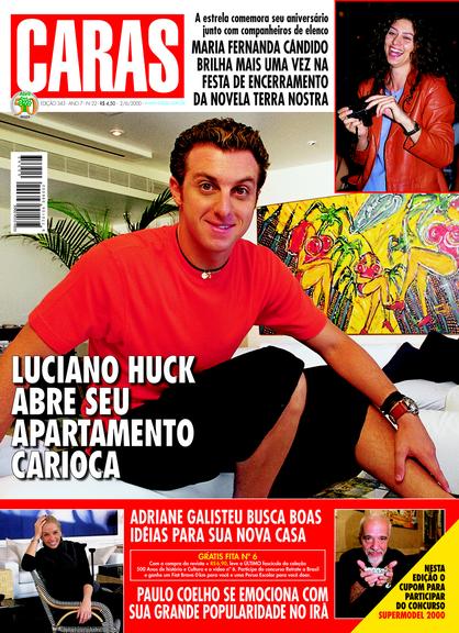 Luciano Huck em capa de CARAS