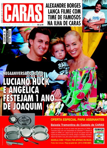 Luciano Huck em capa de CARAS