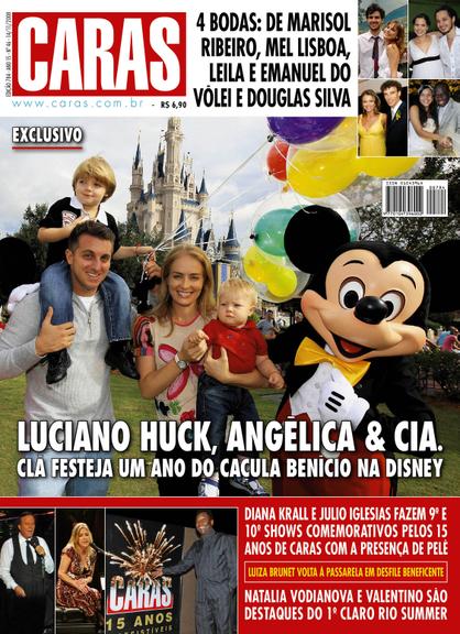 Luciano Huck em capa de CARAS