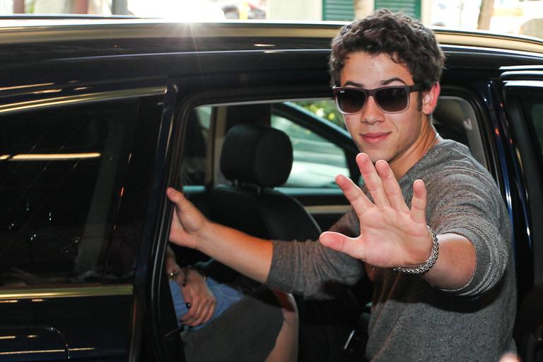 Nick Jonas desembarca em São Paulo