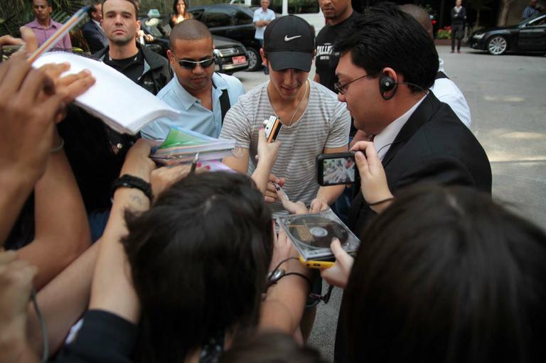 Nick Jonas em hotel de São Paulo