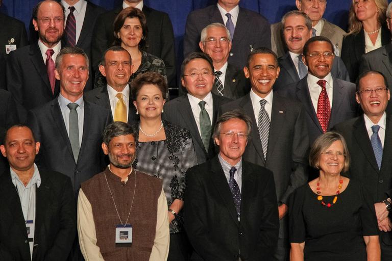 Presidenta Dilma Rousseff durante cerimônia de lançamento da parceria para governo aberto, em NY