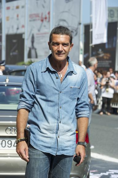 Antonio Banderas divulga animação 'O Gato de Botas' na 59ª edição do Festival de Filmes de San Sebastian, na Espanha