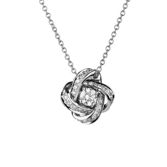 Pendente de ouro branco e diamantes Boucheron (boucheron.com)