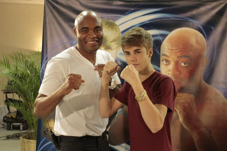 Anderson Silva e Justin Bieber