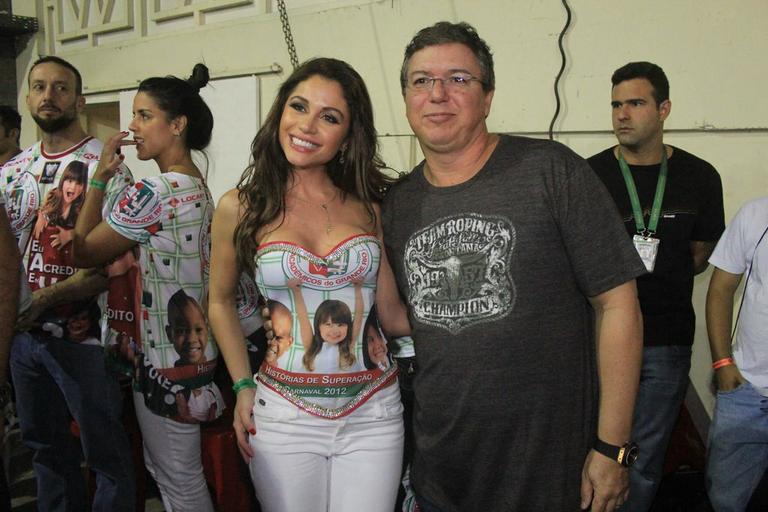 Maria Melilo e Boninho