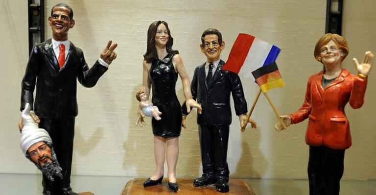 Artista italiano transforma a filha recém-nascida de Carla Bruni e Nicolas Sarkozy em estátua 