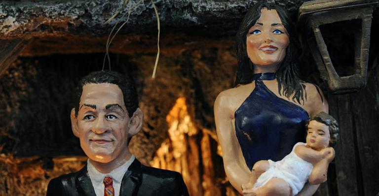 Artista italiano transforma a filha recém-nascida de Carla Bruni e Nicolas Sarkozy em estátua 