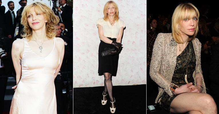 A rockeira Courtney Love surgiu muito magra em premiação, mas negou ser bulímica