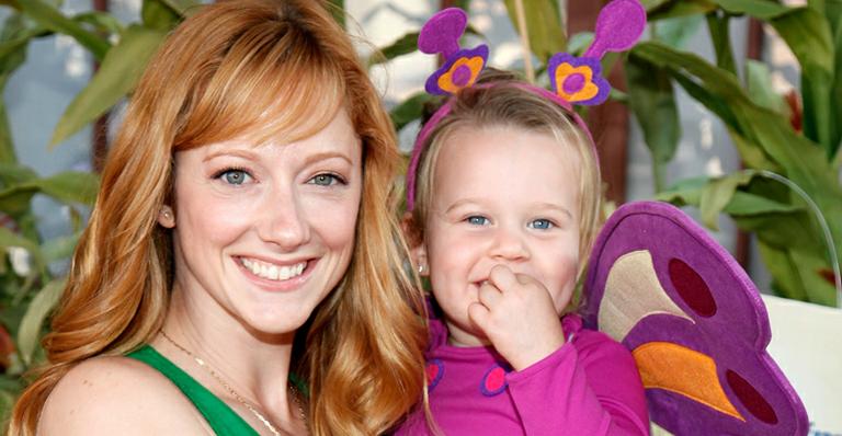 Judy Greer  e sua filha