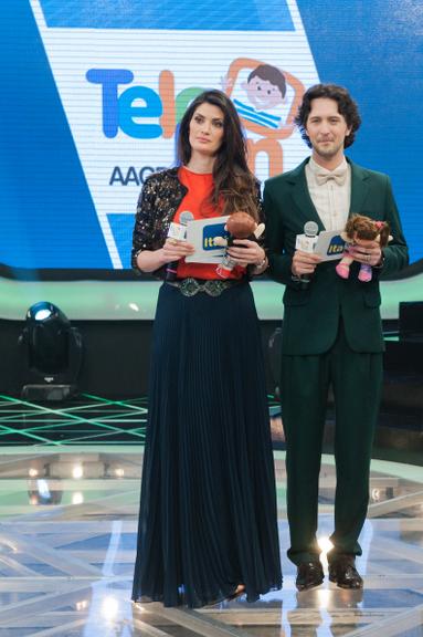 Isabella Fiorentino e Arlindo Grund no Teleton 2011