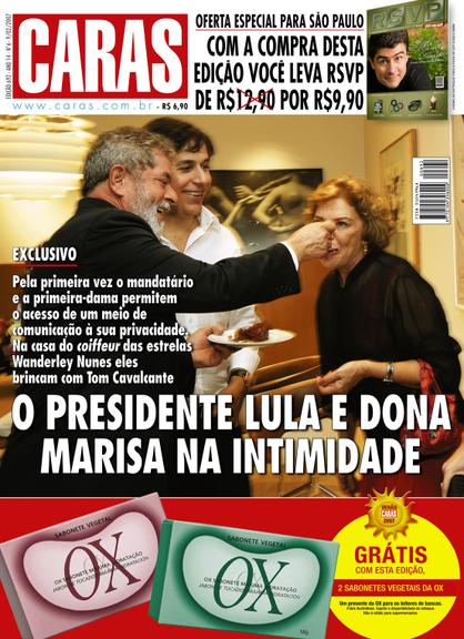 Lula na capa de Caras