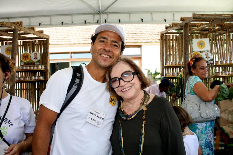 Marcos Palmeira e Nathalia Timberg