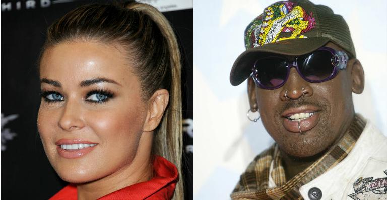 Carmen Electra e Dennis Rodman