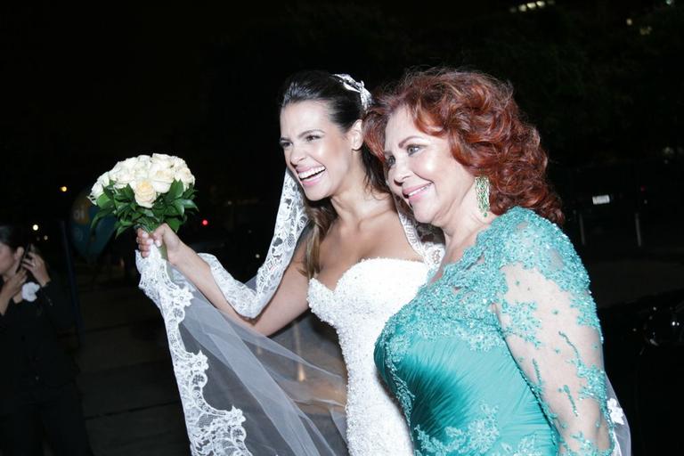 Lívia Rossy com a mãe