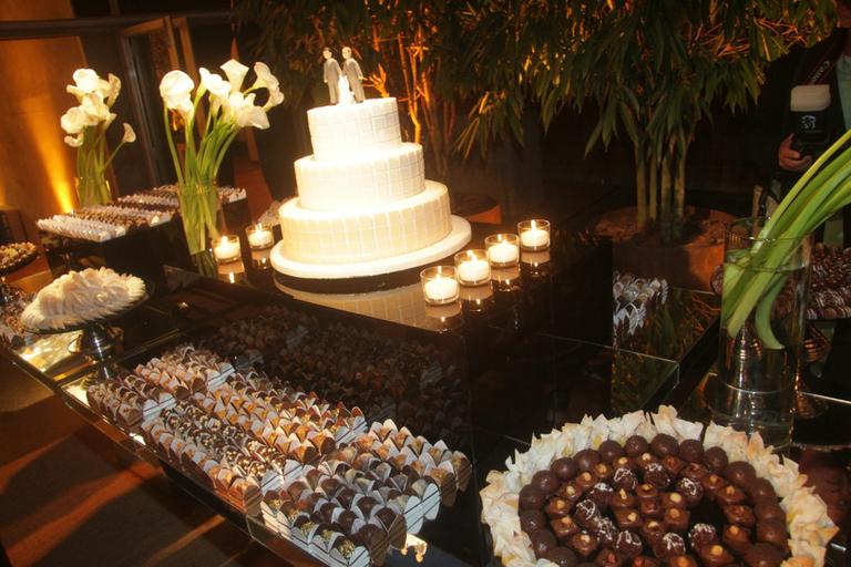 Decoração do casamento de Carlos Tufvesson e André Piva