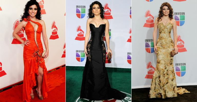 Paula Fernandes no Grammy Latino com looks da estilista Patricia Nascimento