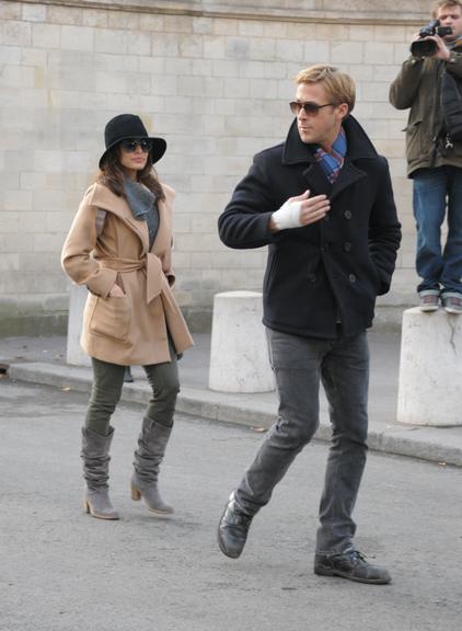 Ryan Gosling e Eva Mendes namoram em Paris