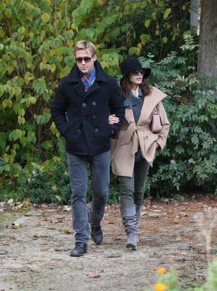 Ryan Gosling e Eva Mendes namoram em Paris