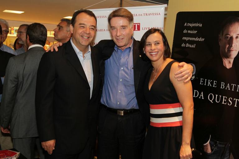 Sergio Cabral, Eike Batista e Adriana Ancelmo