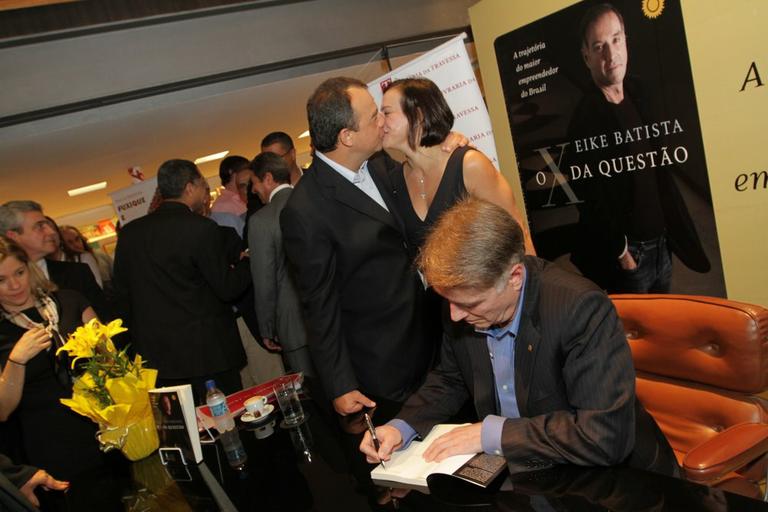 Sergio Cabral, Eike Batista e Adriana Ancelmo