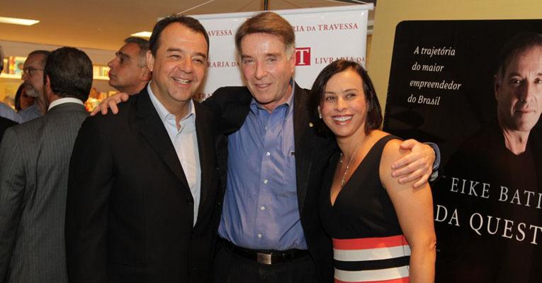 Sergio Cabral, Eike Batista e Adriana Ancelmo