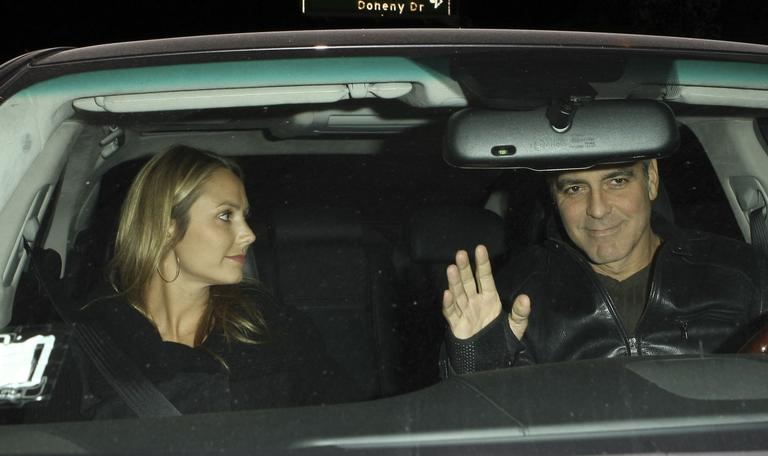 George Clooney e Stacy Keibler