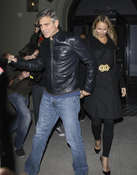 George Clooney e Stacy Keibler